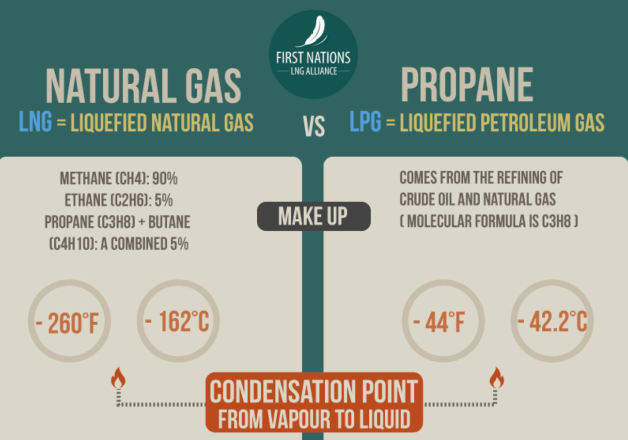 Difference Between Natural Gas Propane